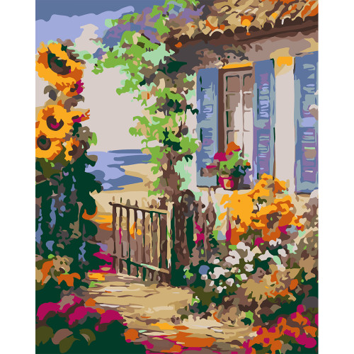 Картина за номерами "Український пейзаж", 40*50 см., SANTI