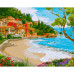 Картина за номерами в коробці Лазурний берег, 40*50 см., SANTI