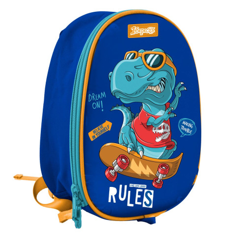Рюкзак детский 1Вересня K-43 Dino rules, синий