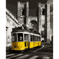 Картина за номерами в коробці "Жовтий трамвай", 40*50 см., SANTI