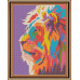 Алмазная мозаика SANTI Величественный лев, 40х50 см на подрамнике