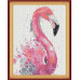 Алмазная мозаика SANTI Величественный фламинго, 40х50 см на подрамнике