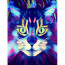Алмазна мозаїка SANTI "Барвистий кіт", 40*50см на підрамнику - товара нет в наличии
