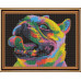 Алмазная мозаика SANTI Яркий пес, 40х50 см на подрамнике