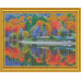Алмазная мозаика SANTI Краски осени, 40х50 см на подрамнике