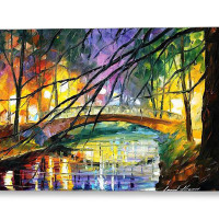 Алмазна мозаїка SANTI Осінній міст, 30*40см