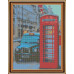 Алмазная мозаика SANTI Телефонная будка, 40х50 см на подрамнике