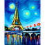 Алмазная мозаика SANTI Ночной Париж, 30х40 см - товара нет в наличии