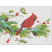 Алмазная мозаика SANTI Красный кардинал, 30х40 см