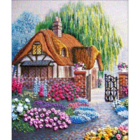 Алмазная мозаика SANTI Милый домик, 30х40 см
