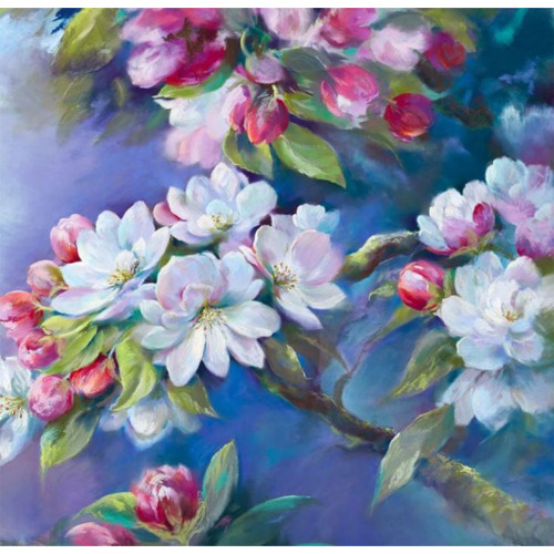 Алмазная мозаика SANTI Вишневое цветение, 40х50 см