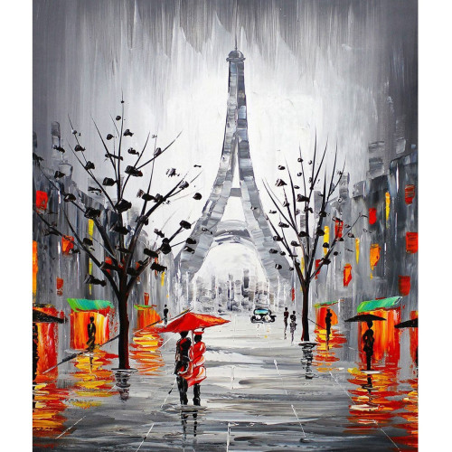 Алмазная мозаика SANTI Дождливый Париж, 40х50 см