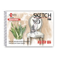 Альбом для акварелі SANTI "Animals", А5, "Paper Watercolour Collection", 20 арк, 200 г/м2 Альбом для акварелі SANTI "Animals", А5, "Paper Watercolour Collection", 20 арк, 200 г/м2