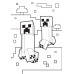 Розмальовка А4 YES Minecraft, 12 стор.