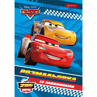 Розмальовка із завданнями 1Вересня “Cars“