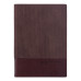 Ежедневник А6 недатированный Leo Planner Velvet мягкий 352стр. коричневый