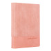 Щоденник А6 недат. Leo Planner Velvet, м‘який, 352стр., рожевий