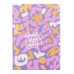 Ежедневник А5 недатированный YES Good vibes мягк. 432 стр. pattern