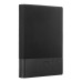 Щоденник А6 недат. Leo Planner Velvet, м‘який, 352стр., чорний