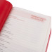 Щоденник А5 Leo Planner недатований Ambi червоний