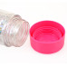 Бутылка для воды YES с блестками Sparkle, 570мл, крышка розового цвета
