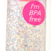 Пляшка для води YES Sparkle, 570 мл, кришка рожевого кольору