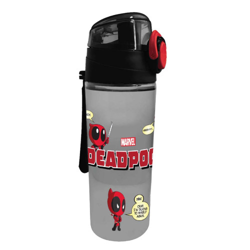 Бутылка для воды YES 620мл Marvel.Deadpool