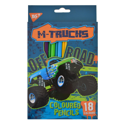 Colored pencils YES 18 colors M-Trucks