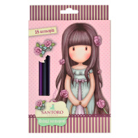 Карандаши цветные YES 18 цв Santoro Rosebud