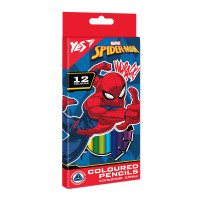 Олівці кольорові YES 12 кол. Marvel.Spiderman