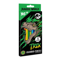 Олівці кольорові YES 12 кол. Jurassic World