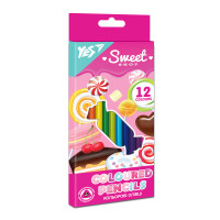 Олівці кольорові YES 12 кол Sweet Cream