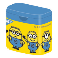 Точилка для карандаша двойная с крышкой YES Minions