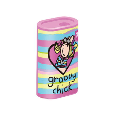 Точилка для карандаша YES бочонок Groovy Chick
