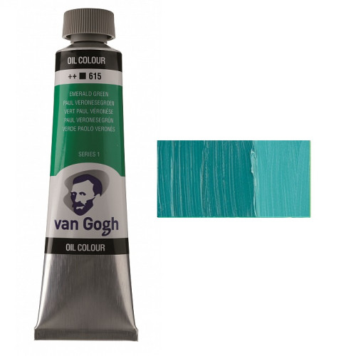 Краска масляная Van Gogh, (615) Изумрудный, 40 мл, Royal Talens (02056153)