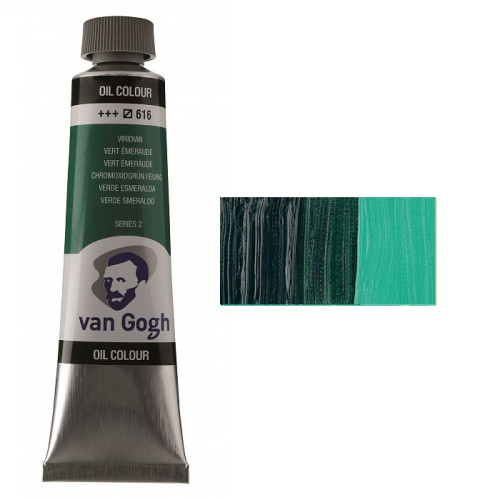 Краска масляная Van Gogh, (616) Зеленый виридоновый, 40 мл, Royal Talens (02056163)