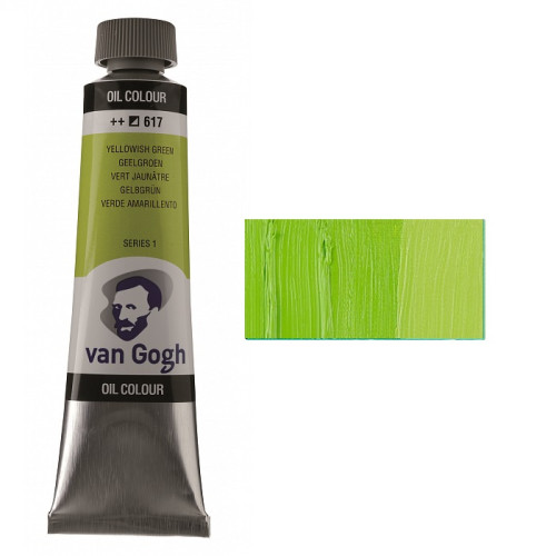 Краска масляная Van Gogh, (617) Желтовато-зеленый, 40 мл, Royal Talens (02056173)