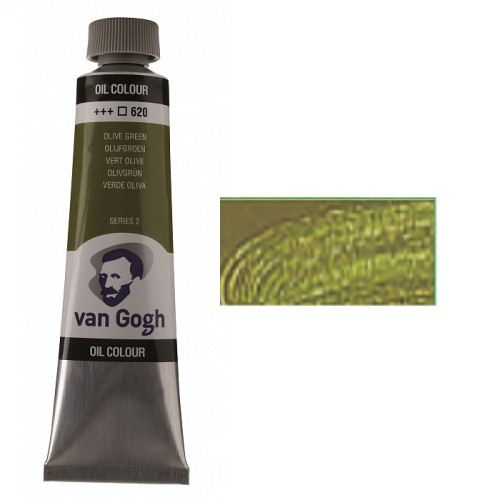 Краска масляная Van Gogh, (620) Оливковый зеленый, 40 мл, Royal Talens (02056203)