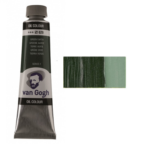 Краска масляная Van Gogh, (629) Зеленая земля, 40 мл, Royal Talens (02056293)