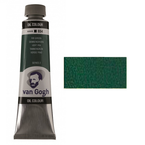 Краска масляная Van Gogh, (654) Пихтовый зеленый, 40 мл, Royal Talens (02056543)