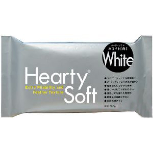 Пластика самозатвердевающая Hearty Soft, Белая, 200 г, Padico (1513123)