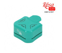 Кутовий дирокол 3 в 1, Візерунки №17, 2,5 см, ROSA TALENT (66301)