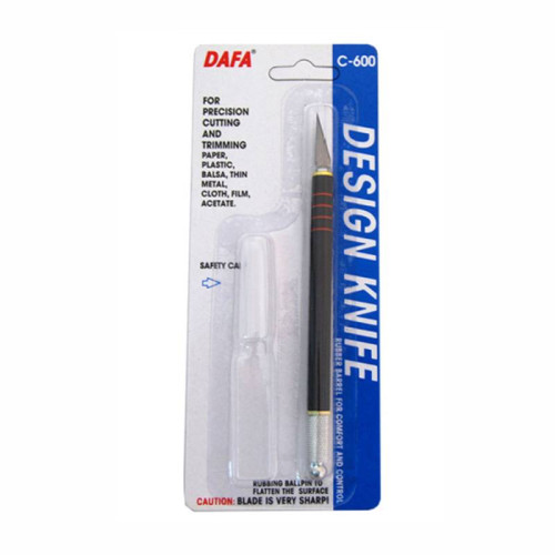 Ніж макетний C-600, пластикова ручка, DAFA (94160C600)