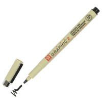 Лінер-маркер PIGMA GRAPHIC 2мм, Чорний, Sakura (XSDK249)