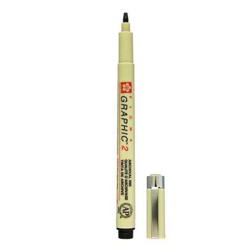 Линер-маркер PIGMA GRAPHIC 3мм, Черный, Sakura (XSDK3#49)