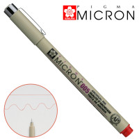 Лінер PIGMA MICRON (0.05), 0,2мм, Червоний, Sakura (XSDK00519)