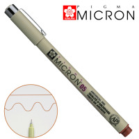 Линер PIGMA MICRON (0.5), 0,45мм, Коричневый, Sakura (XSDK0512)
