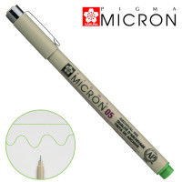 Лінер PIGMA MICRON (0.5), 0,45мм, Світло-Зелений, Sakura (XSDK0532)