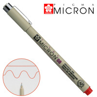 Лінер PIGMA MICRON (0.8), 0,5мм, Червоний, Sakura (XSDK0819)