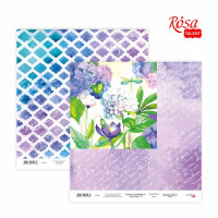Бумага для скрапбукинга „Floral Poem“ 17, двусторонняя, 30,48х30,48см, 200г/м2, ROSA TALENT (5316029)